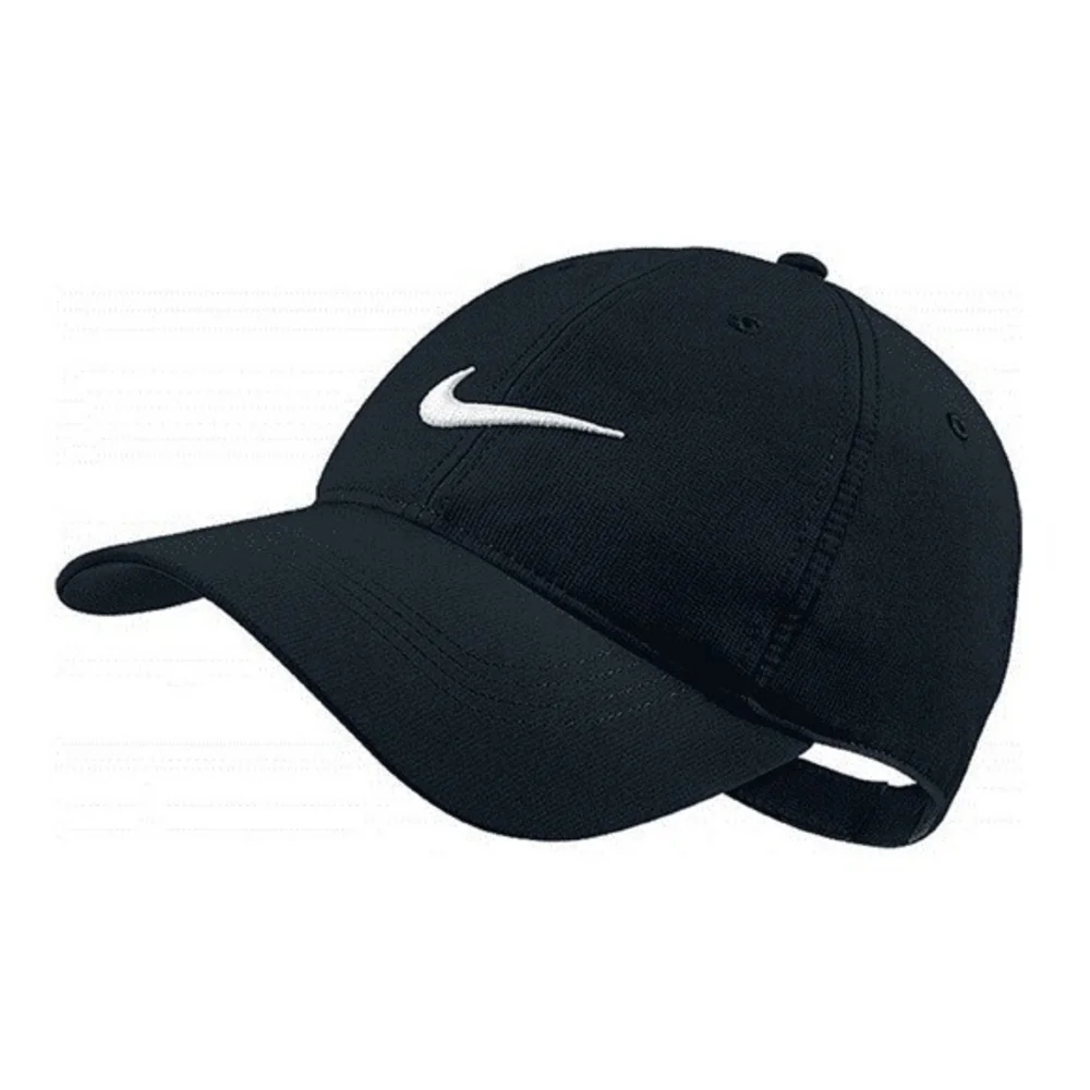 Nike Legacy 91 Black Baseball Cap Dry-Fit Adjustable Size Athletic Hat Golf Hat